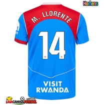 Camisa de Futebol Atletico Madrid Marcos Llorente #14 Equipamento Alternativo 2025-26 Manga Curta